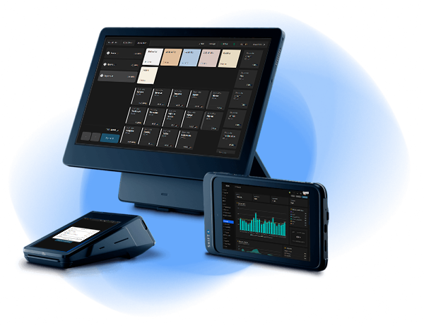 Posio POS software running on tablet and smartphone