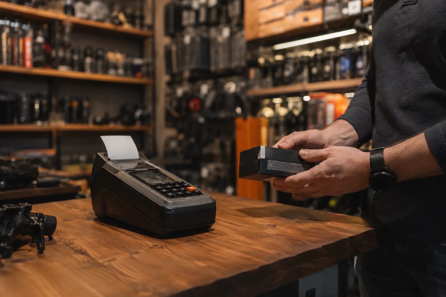 Cash, card and split payments — Posio